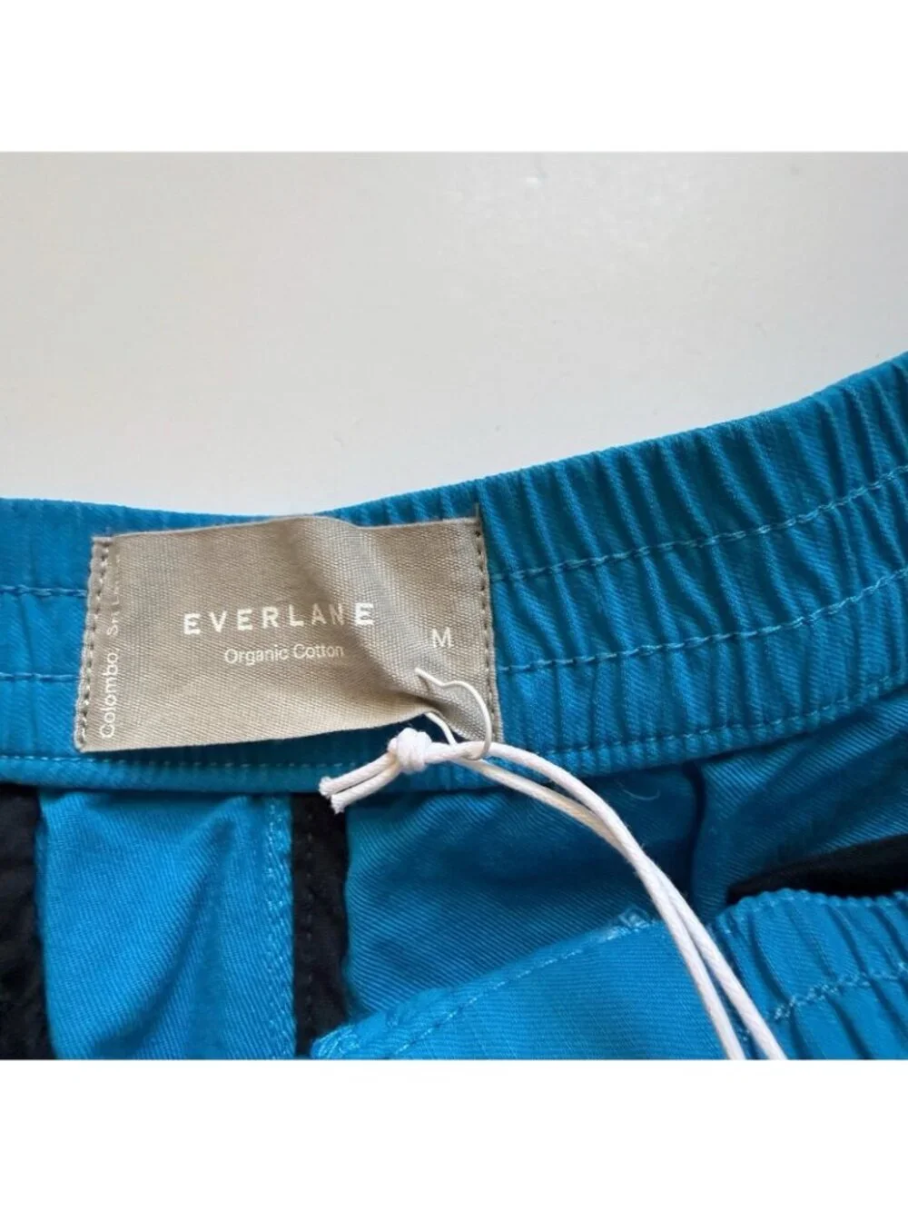 Everlane The Cotton Linen Cargo Short Blue Men's Size Medium M NWT